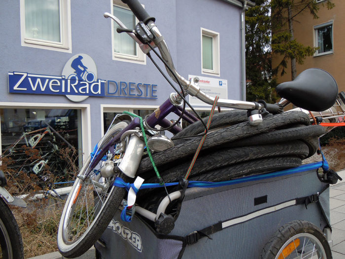 Neue Materialspende für den Fahrrad-CLUB