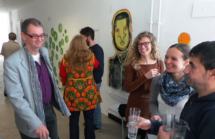 Buntes Haus nach dem KunstCAMP 2015