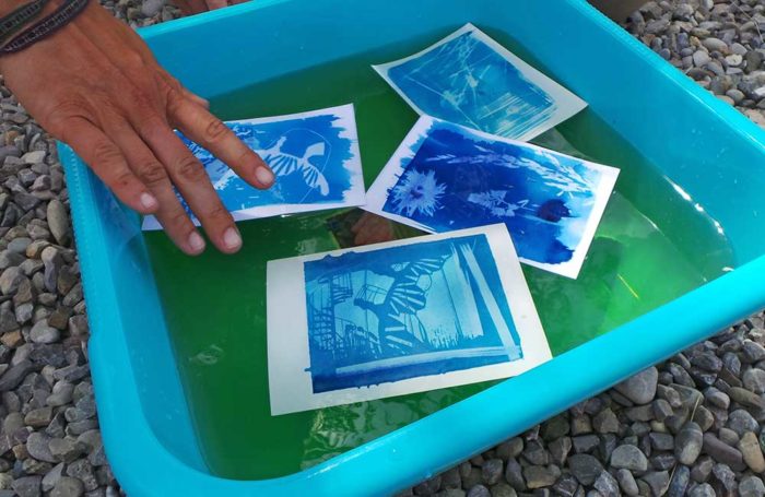 Blau gemacht